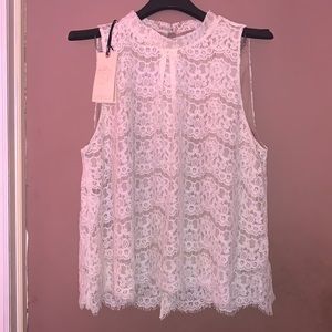 Lace type blouse sz XL